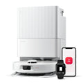 Roborock QV 35A Aspirateur Robot 8000Pa ,Upgrade du Qrevo Plus(Blanc)