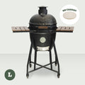 Kamado Forest-Grill L 18 18 = taille standard(Noir/Marron)