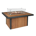Easyfires River Vuurtafel Rechthoek - Antraciet(Propaangas/10.5 kW/u (brander 76 x 26 cm)/RAL 7021 (antraciet))