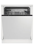 Lave vaisselle encastrable 14 couverts selfdry Dim L.59,8 x H.81,8 x P.55 cm. Beko(Blanc)