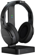 Auvisio ZX-1848-919 (No noise suppression, 20 h, Wireless), Headphones, Black(Noir)