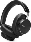 AKG N9 Hybrid Over-Ear Casque – Son cristallin sans Fil, True Adaptive Noise Cancelling, Qualité d’Appel certifiée Zoom, 100h d’autonomie, Bluetooth, USB-C, Noir(Noir)