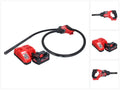 Vibrateur à béton sur batterie Milwaukee M18 FCVN24-801 18 V 2,4 m sans balais + 1x batterie 8,0 Ah + chargeur(défaut)