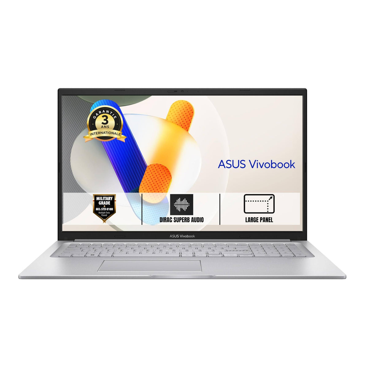 ASUS Vivobook 17 S1704VA-AU523W 17.3 FHD 60Hz Pc Portable (Intel Core i5-1334U Processeur 1.3 GHz, 16GB DDR4, 512GB SSD, Intel Iris Xe Graphics,(Gris)