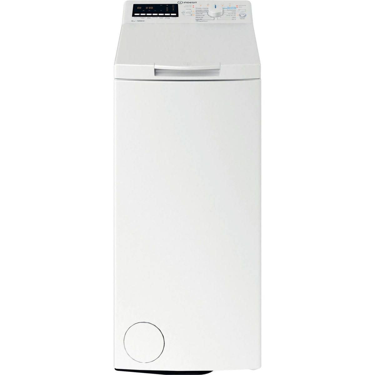 INDESIT Lave linge top BTWHS6261FR(Blanc)