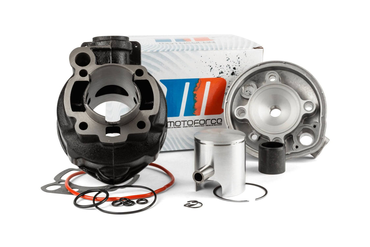 Kit cylindre MotoForce Racing 80 fonte Minarelli AM6(Noir/Gris/Argent)