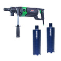 Pack Carotteuse à percussion à sec ESD162 Ø162 EIBENSTOCK  2 couronnes Ø62/300 mm et Ø82/300 mm- 11/4 - BETON
