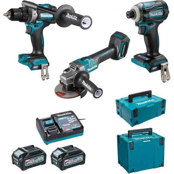 Ensemble de 3 machines 40 V max Li-Ion 4 Ah XGT DK0125G301 Makita