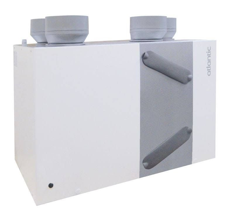 Atlantic Duocosy HR HY Centrale double flux haut rendement hygroréglable 412260(Blanc/Gris)